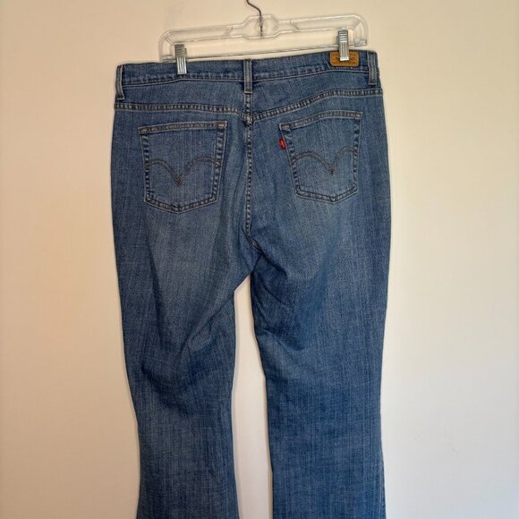 LEVI'S 515 Boot Cut Jeans Womens 14L Denim Light Stretch Western - Picture 3 of 8